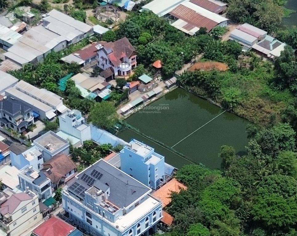 Bán biệt thự vườn 1 trệt 2 lầu diện tích 1300m2, 3 mặt giáp sông, view nhìn landmark 81