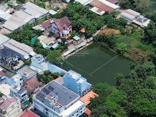 Bán biệt thự vườn 1 trệt 2 lầu diện tích 1300m2, 3 mặt giáp sông, view nhìn landmark 81