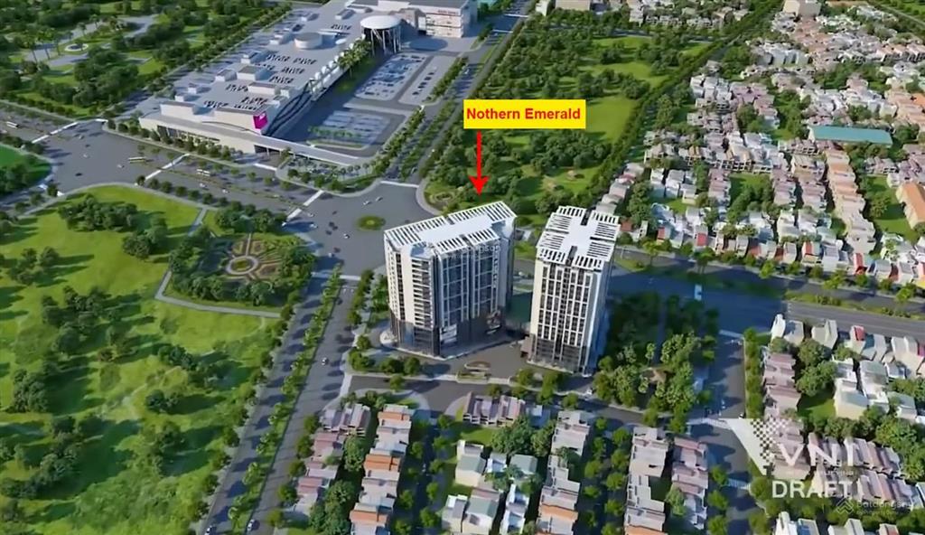 Northern emerald long biên  căn hộ duplex 185m2 view sông hồng đối diện aeon mall long biên