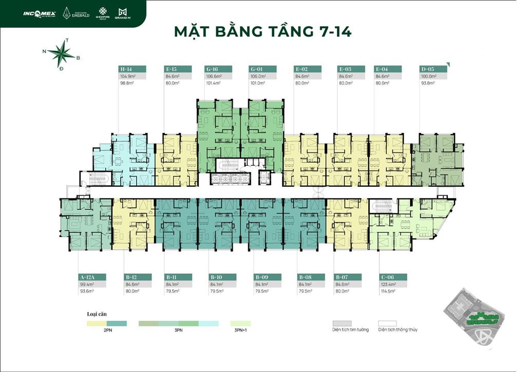 Northern emerald long biên  căn hộ duplex 185m2 view sông hồng đối diện aeon mall long biên