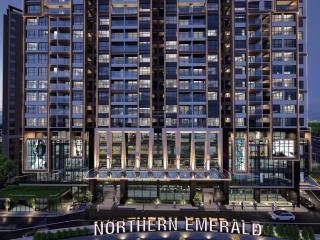 Northern emerald long biên  căn hộ duplex 185m2 view sông hồng đối diện aeon mall long biên