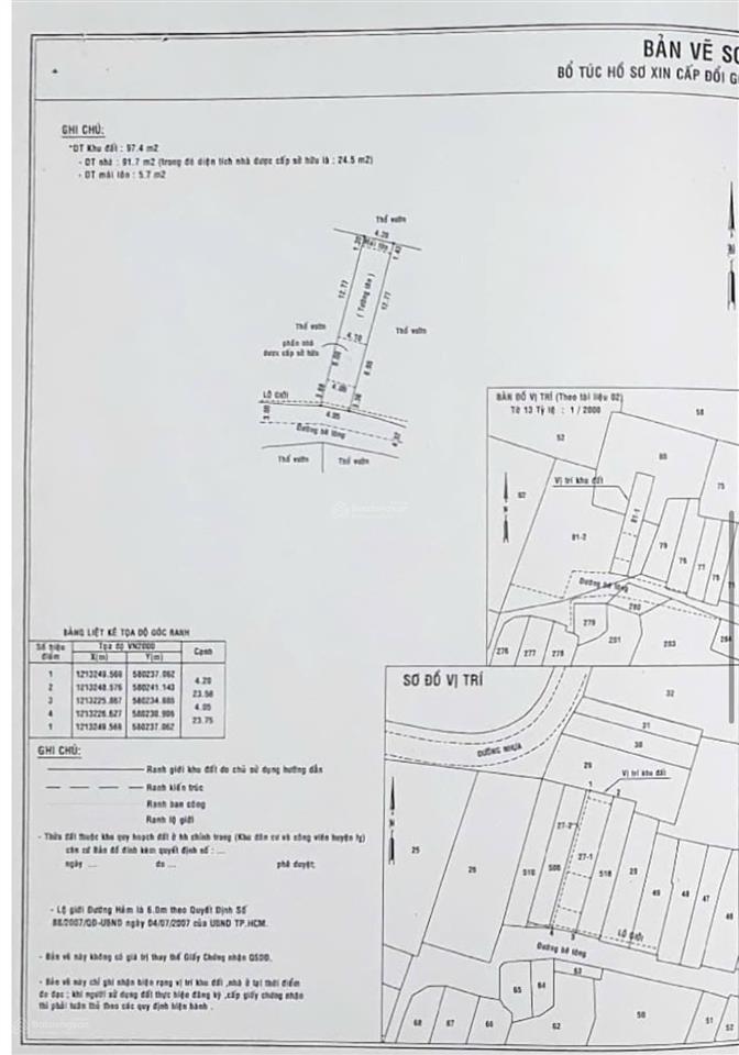Chính chủ cần bán đất thổ cư tt củ chi cách cầu vượt vài bước chân giá 2 tỷ 9