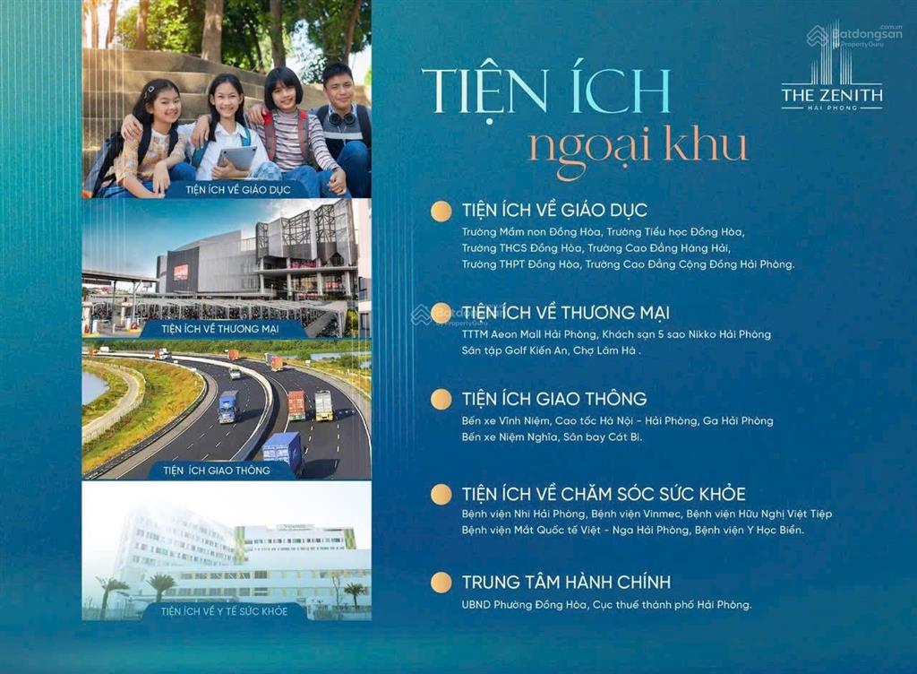  đón sóng hạ tầng vành đai 2 hải phòng  sở hữu ngay the zenith bùi viện trước khi tăng giá mạnh