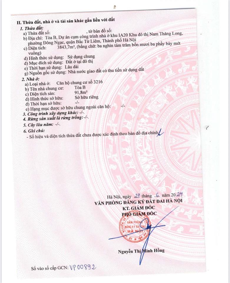 Chính chủ 01 căn 3n ia20 ciputra