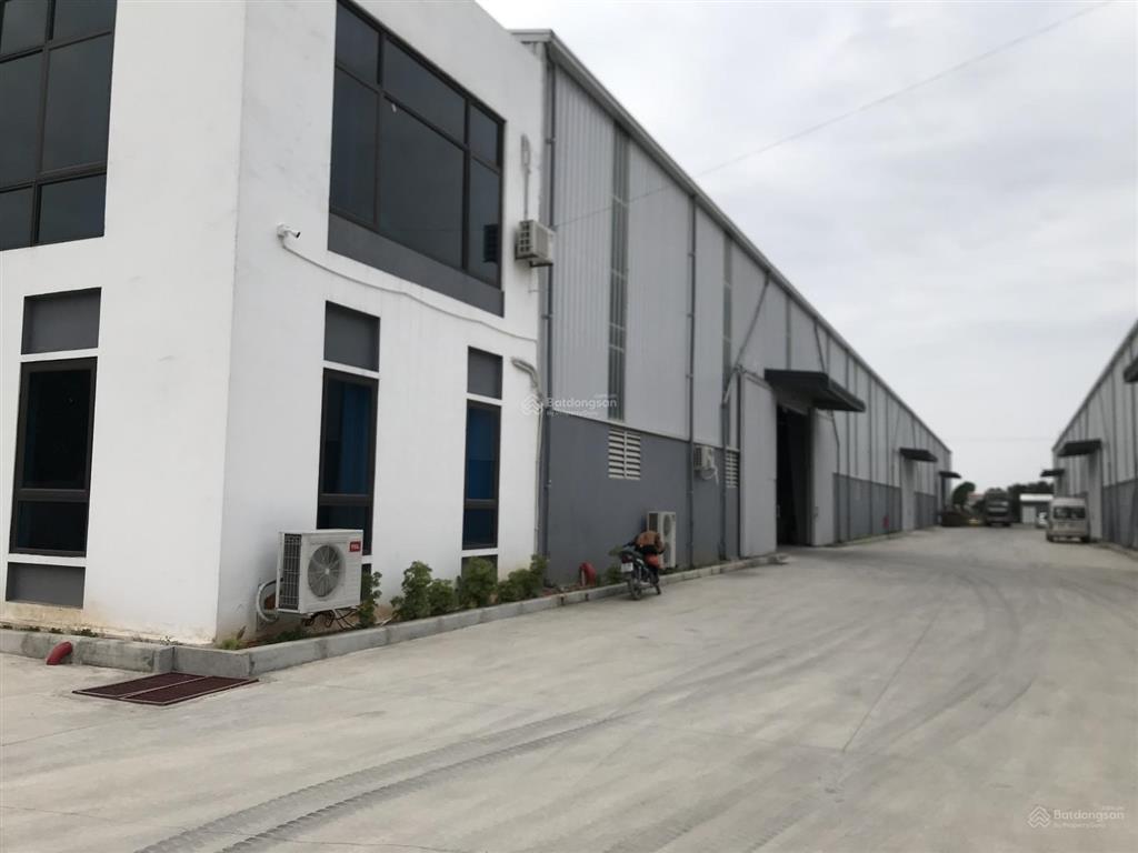 Cho thuê xưởng và showroom mặt ql18, tổng 50.000m2 (đa dạng diện tích)