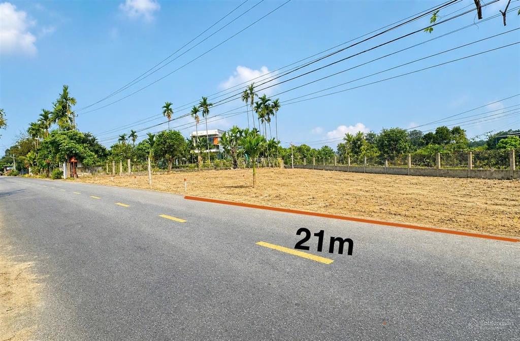 283m2  lô góc 3 mặt tiền đường quốc lộ 14g  ngang 21m  chỉ 1 tỷ 6xx