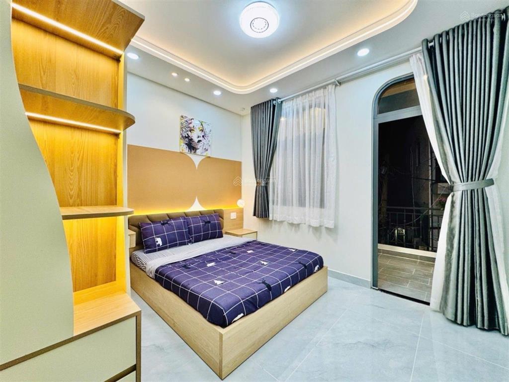 Hẻm 5m xe hơi đỗ cửa  nhà 3 tầng 4pn, 48m2  full nội thất luxury  chợ bà chiểu, p.24, bình thạnh