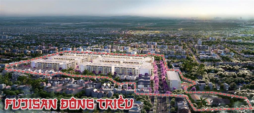 Cần bán gấp căn lk a5 80m2 nhà phố 5 tầng, 8pn, 5wc tại fujisan đông triều  giá thoả thuận