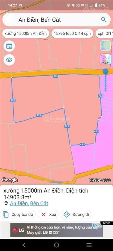 Chủ ngộp ngộp. bán xưởng bến cát bình dương (giảm sâu) khuôn viên 15.000 m | xưởng 5.000 m