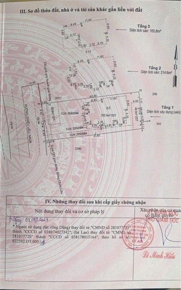 Gấp gấp giảm sâu 10 tỷ biệt thự hoàng gia mặt tiền chiêu liêu dĩ an từ 50 tỷ xuống còn 41ty5