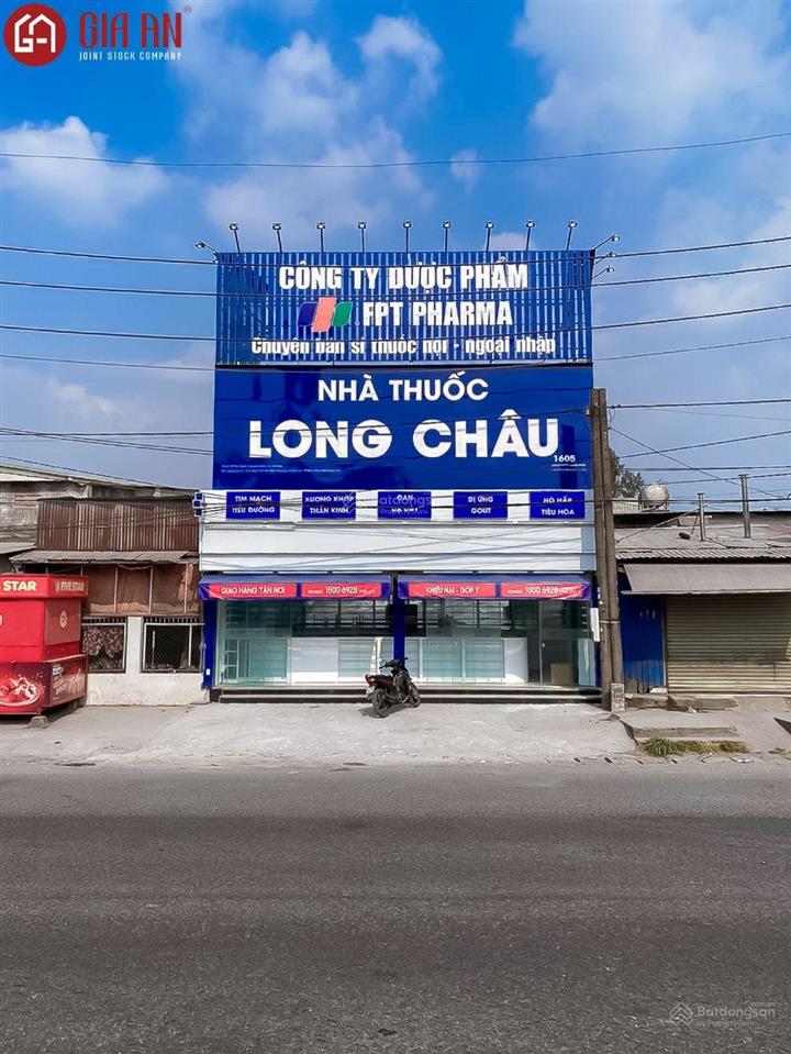 Bán cửa hàng đang cho nhà thuốc long châu thuê. mặt tiền trần hưng đạo dĩ an. giá 14,5 tỷ