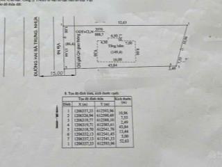 Bán mặt tiền đường hai bà trưng phường dĩ an ngang 18,5m quá đẹp dt 909m2 giá bán 36tỷ5 tl