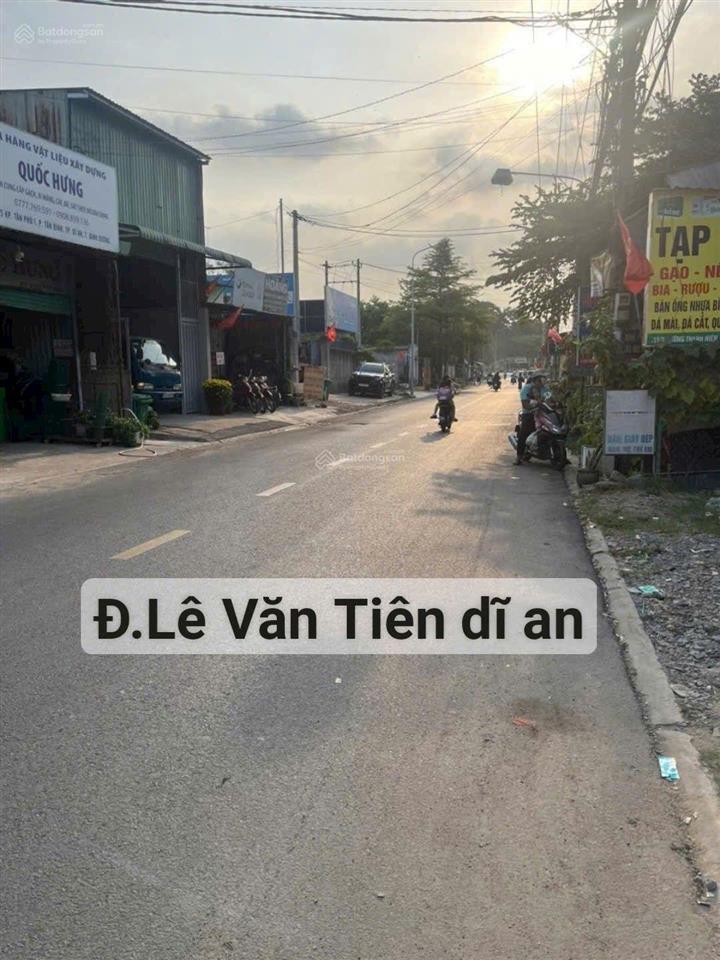 Cần bán nhà mặt tiền đường lê văn tiên, phường dĩ an, tp hcm. đường nhựa rộng 8m thông