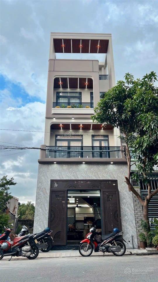 Nhà 1 trệt 3 lầu kdc hoàng nam 5 p. tân đông hiệp, tp.hcm dt 5x18m (90m) sổ hồng hoàn