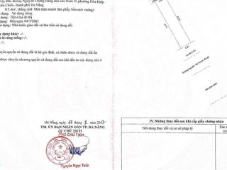 Cần bán 2 lô mặt tiền nguyễn tất thành nối dài, cách biển 3 đến 5 phút đi bộ