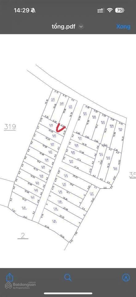 Chính chủ gửi bán lô đất 75.8m2 tại xã mỹ đức hà nội