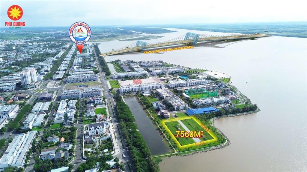 Nền biệt thự đảo phú gia 7560m cơ hội đầu tư đặc biệt tại khu đô thị phú cường