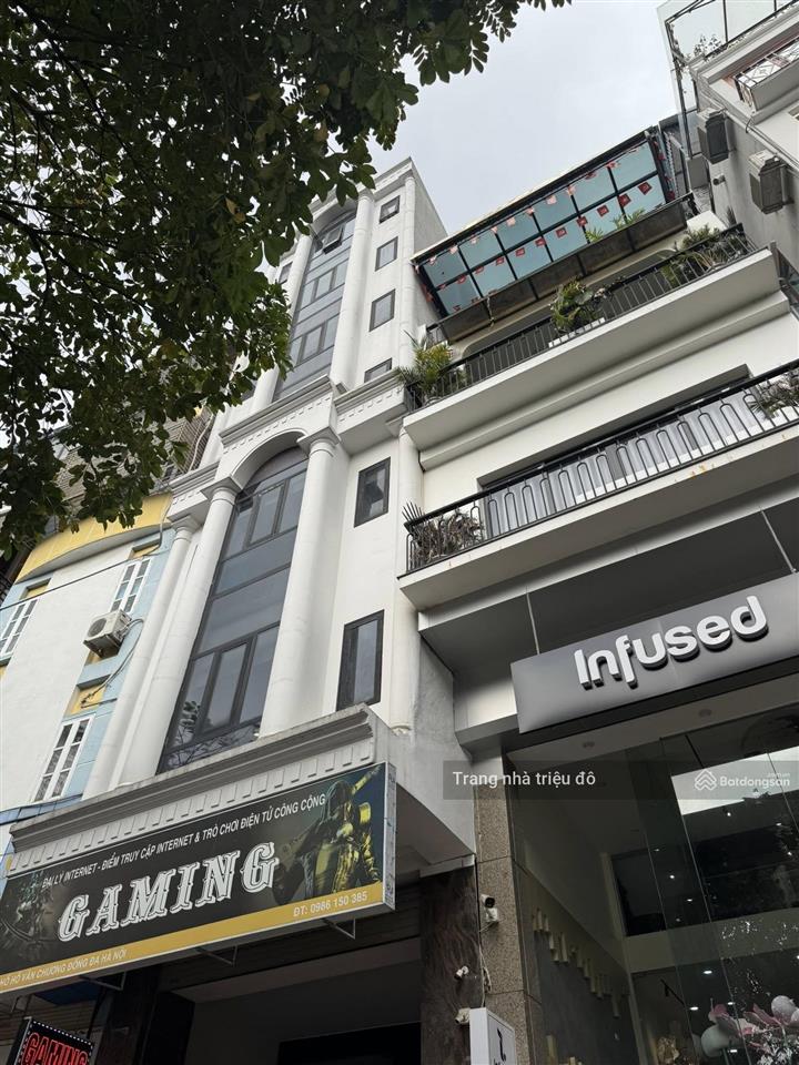 Siêu phẩm hồ văn chương đống đa 155m² 9 tầng mt 5m view hồ dòng tiền 250tr/th hai thoáng 73.5tỷ
