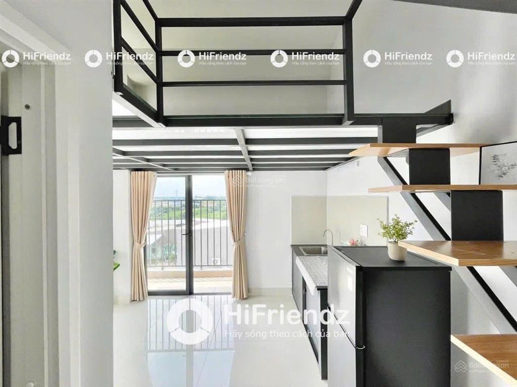 Căn hộ ban công  rộng 30m2  ngay đại học vlu  full nội thất