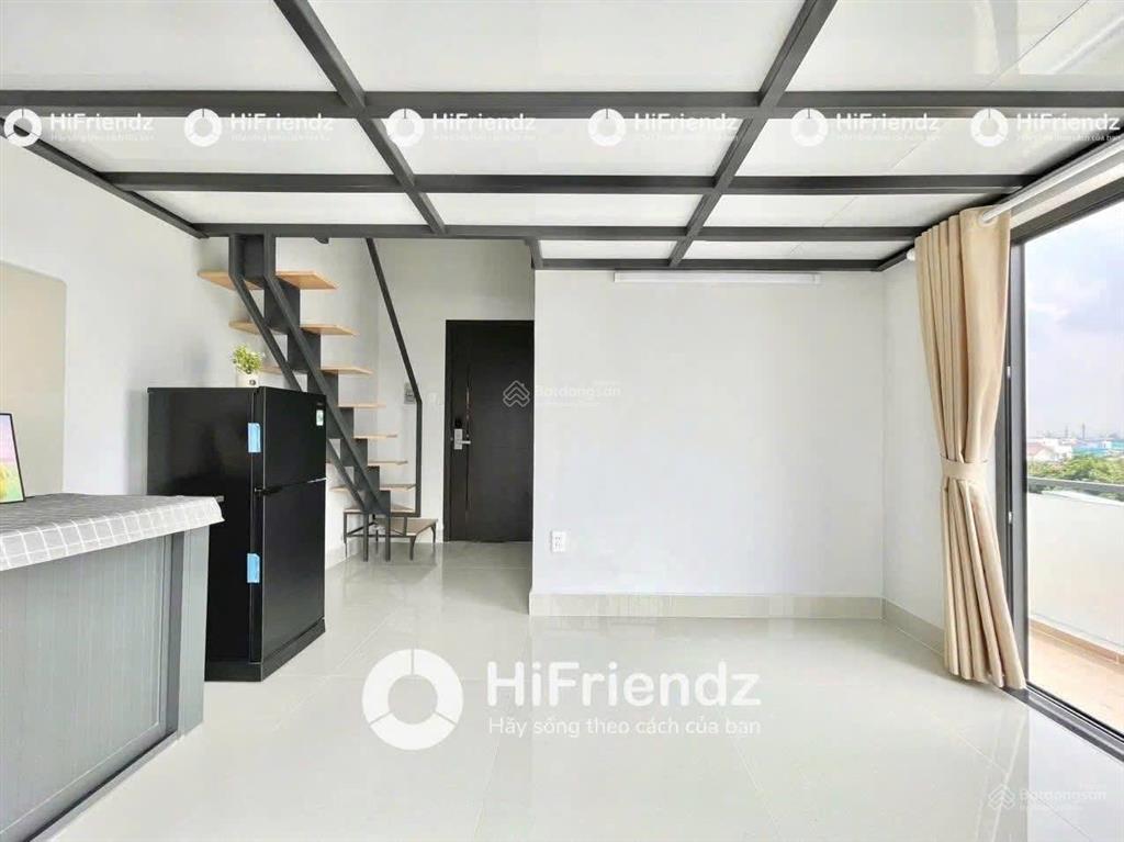 Căn hộ ban công  rộng 30m2  ngay đại học vlu  full nội thất
