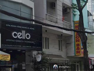 Bán nhà quận 3 mặt tiền trương định  rạch bùng binh 44m2, ngang 4m  10 tỷ