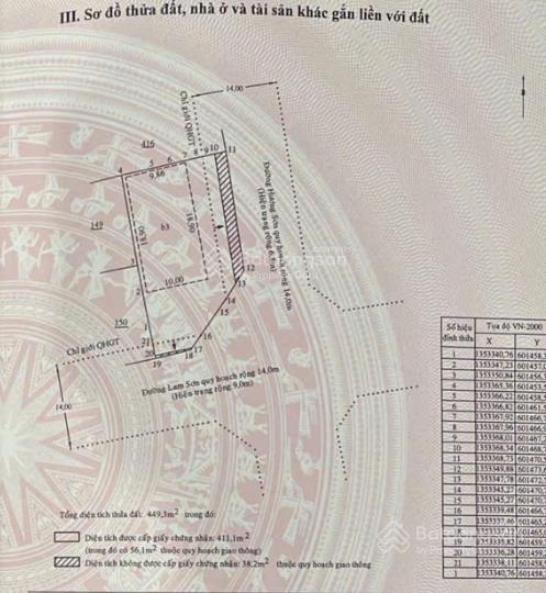 Bán đất căn góc mặt tiền lam sơn phước hòa 449m2 ngang 18 54 tỷ dòng tiền 88tr/th
