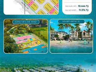 Vinhomes pearl bay nha trang  63m2  kề căn góc gần công viên  11.5 tỷ