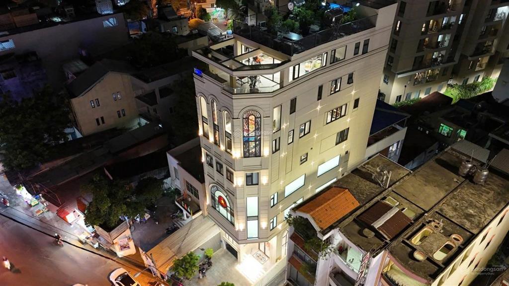 Bán tòa nhà góc 2mt lê quang định, gò vấp  dt 7.9x25m  hầm 7 tầng  hđt 200tr/th  giá 65 tỷ