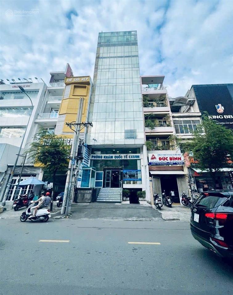 Bán nhà mt nguyễn thị minh khai, q3  13x24m  7 tầng  giá 85 tỷ