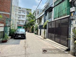 Khó tìm  hẻm xe tải 125 bùi đình túy, thông chợ ra bạch đằng  72m2, 4 tầng, pn master  hơn 12,3t