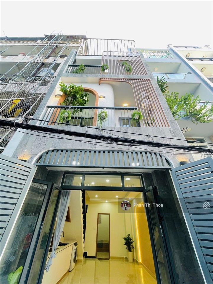 Nhà mới sẵn nội thất ngay bxmđ, cầu bình lợi  hẻm 4m thông  40m2, 3 tầng, 4pn  8,9 tỷ