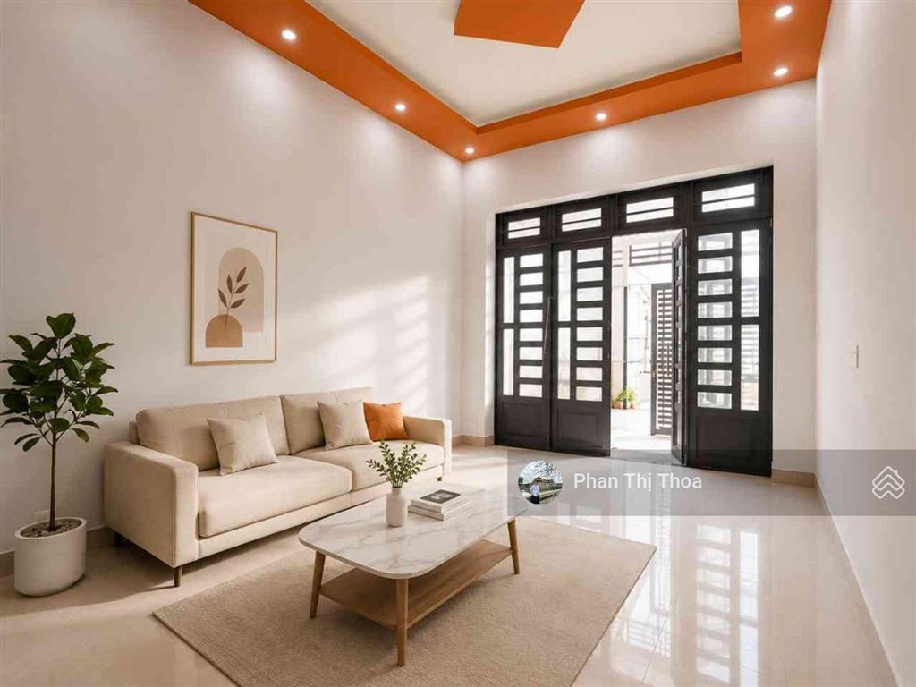 Kịch sàn,trong phân khúc hẻm oto chẵn 7ty, ngay dương quảng hàm giáp sông vàm thuật, 55m2 vuông vức