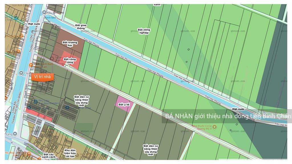 Nhà ở đường thanh niên 57m2 odt ngang 5m sát chợ cầu xáng, trần văn giàu  ô tô đến cửa  chỉ 2 tỷ+