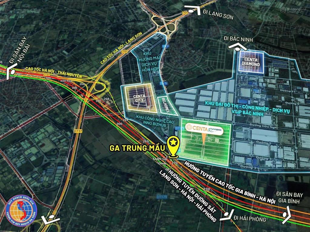 Đơn lập góc view công viên dự án centa city vsip bắc ninh, 309,5m2, giá 26 tỷ, lvcc 0916 867 ***