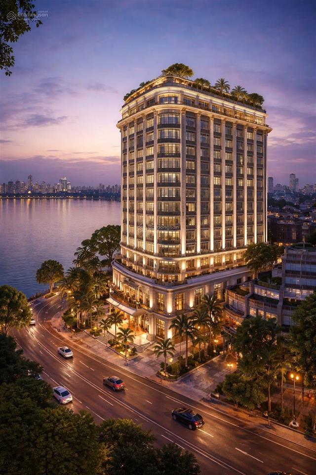 Biệt thự đẹp nhất mặt hồ tây, phố yên hoa, 115m2, mt 8m, 5 tầng thang máy, vị trí kim cương