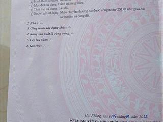 Chính chủ chào bán lô đất mặt đường 359 kinh doanh thuỷ nguyên hải phòng