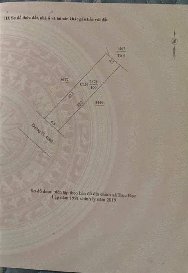 Cần bán đất mặt đường 53b trực đạo, trực ninh (nam định cũ)
