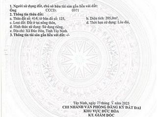 Hàng hot đất thị trấn đức hoà. sổ hồng riêng