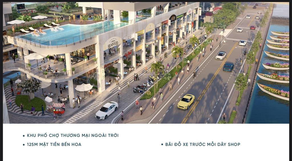 Shophouse daqua. t3/2026 bàn giao. tt 30% nhận shop, ck 11%, vay bank 70%. sổ sở hữu vĩnh viễn