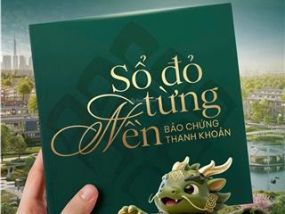 Dragon eden đất nền vị trí tiềm năng, giá f0 hiếm có | sổ riêng từng nền chỉ 20% ký ngay hđmb