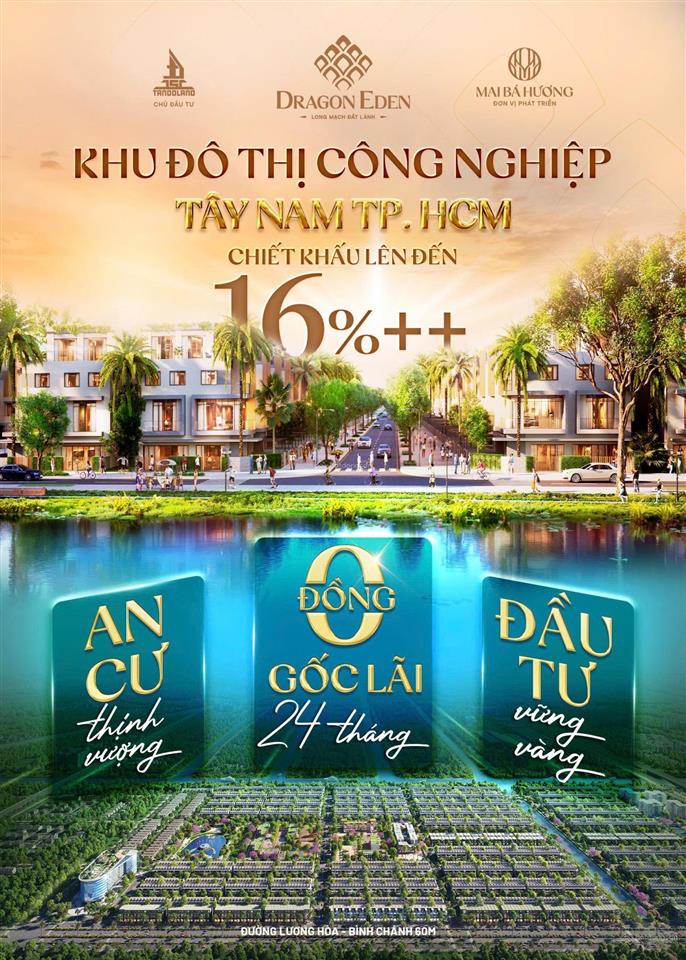 Dragon eden  tâm điểm kết nối, giá trị bứt phá, chiết khấu lên đến 16%