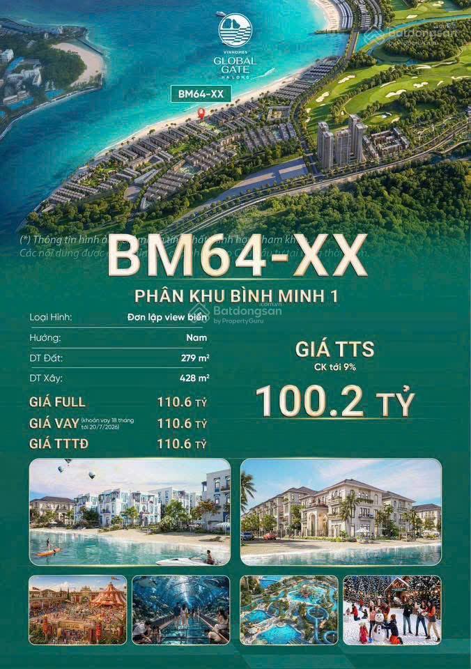 Siêu phẩm biệt thự đơn lập view biển chạm tay vào kỳ quan