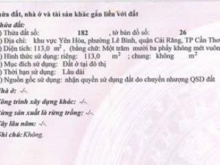 Thông báo đấu giá tài sản msbp cái răngtp cần thơ