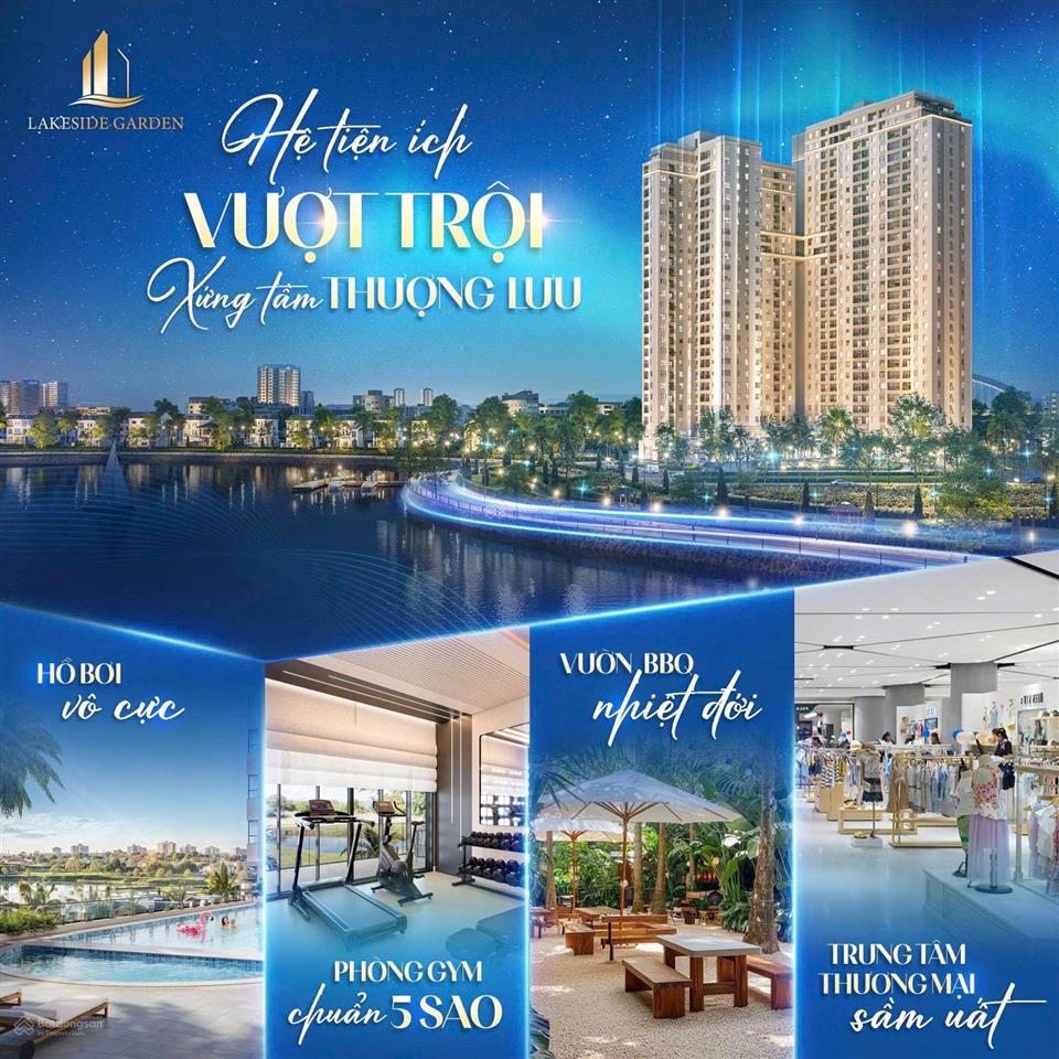 Siêu phẩm view "kép" riêng dualkey an. 10  3pn  3vs  108m2 giá 4,843tỷ lakeside trung tâm hp