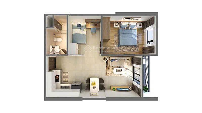 Chính chủ cần bán căn 1n+ thích full đồ, mua là có sẵn dòng tiền tại vinhomes ocean park