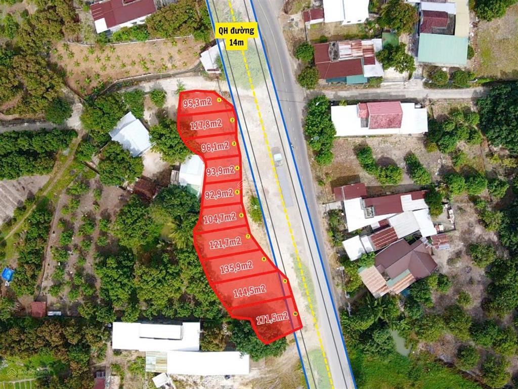 Bán đất mặt đường lập định suối môn, cam lâm | chia 10 lô | đất dòng tiền sát quy hoạch