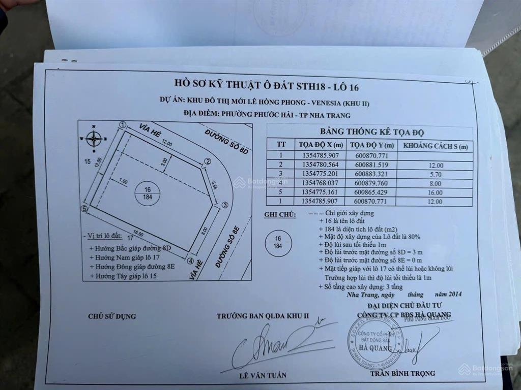 Lô góc hà quang 2 đối diện công viên | 75triệu/m2
