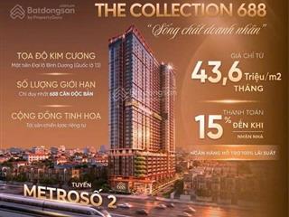 Tôi bán căn hộ 1pn+, 1wc tại the collection 688, 2,376 tỷ, 54m2