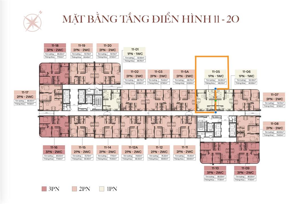 Tôi bán căn hộ 1pn+, 1wc tại the collection 688, 2,376 tỷ, 54m2