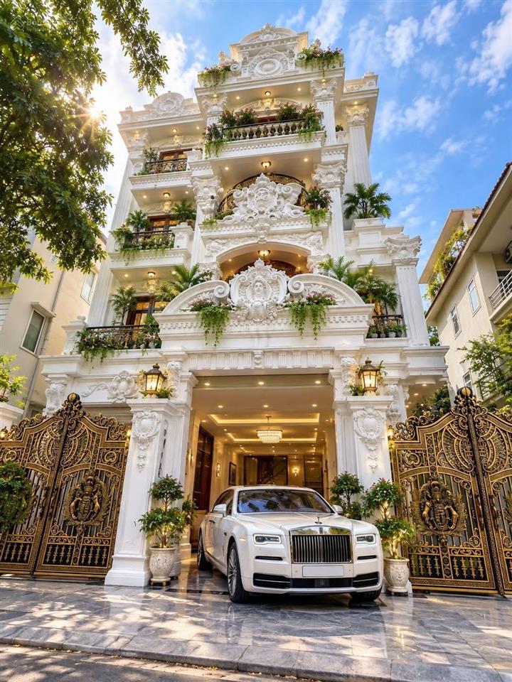 Bán biệt thự kđt vĩnh hoàng 190m 4 tầng mt15m nội thất toàn gỗ quý nhà thiết kế phong cách châu âu